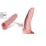 Privacy Packaging. King-Sized Real 9 Inch Silicone penile Condom Expander expands Male Chastity Toys Lengthen Cock Sleeves Dick Socks Reusable Condoms