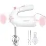 BINZHI Egg Beater Electric Household Mini Small Automatic Eggbeater Handheld Cream Hair Baking Tool - White Kitchen gadget