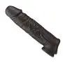 FDA Privacy 10.8 Inch Silicone Penile Condom ZSHBM Expander Expands Male Chastity Toys Lengthen Cock Sleeves Dick Socks Black Color