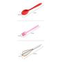 Kitchen Supplies Wok Spatula Household Kitchenware Kitchen Non-Stick Silicone 10 Piece Set Tool Accessories (Color : Red)