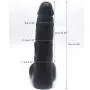 13.4 Inch Realistic Double Layer Silicone Toy with Strong Suction Cup