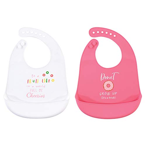 Hudson Baby Unisex Baby Silicone, Waterproof Bibs