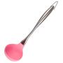 5Pcs/Set Pink/Black Stainless Steel Handle Silicone Cooking Tool Sets Egg Beater Spoon Spatula Kitchenware Kitchen Utensils Sets
