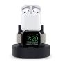 elago Duo Hub [Black] - Mini Charging Hub for iPhone 11 Pro Max/11 Pro/11/Xs Max/XR/XS and More, Apple Watch 5 4 3 2 1 and AirPods 2/1 (Cables not Included), Dual Charging Stand