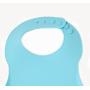 2 Pack Silicone Baby Bib, BPA Free, Green and Blue, Easy Clean up