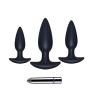 Utimi Anal Plug Training Set Rechargeable Butt Plug Vibrator Sex Toy for Men and Women,3 pcs