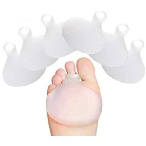 6PCS Silicone Gel Ball of Foot Cushion Arch Support Insoles Metatarsal Foot Pain Relief