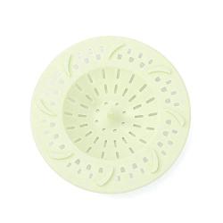 Qinlee Sink Strainer Plug 98mm Kitchen Sink Waste Strainer Plug Silicone Strainer Plug for Kitchen/Bathroom(Green)