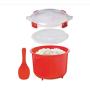 Sistema Rice Microwave Multicooker Steamer 2.6 Litre, 87.9 Oz, 11 Cups or 2.75 Quart, Colors May Vary