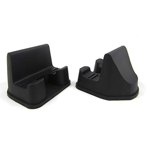 2 Pack Black - PhoneProp Soft Flexible Universal Fit Smartphone Stand FDA Grade Non-Slip Silicone