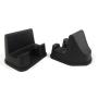 2 Pack Black - PhoneProp Soft Flexible Universal Fit Smartphone Stand FDA Grade Non-Slip Silicone