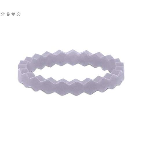 QALO Womens Thin Stackable Silicone Ring Collection