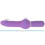 LILER Universal Vibrating Vibrator Dildo,10-Frequency Vibration Waterproof Silicone Vibrator Dildo with Vivid Prominent Veins for Women’s Masturbation and Massage, G-Spot Stimulation, 8.5 Inches Adult’s Sex Toy (Purple)