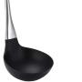 Kitchen Utensils,silicone Spatula Set Non-stick Gets Silicone Kitchenware Shovel Scoop Kit-black 32cm(12.6inch)
