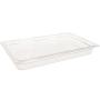 Rubbermaid Commercial Products Cold Food Insert Pan for Restaurants/Kitchens/Cafeterias, Full Size, 2.5 Inches Deep, Clear (FG130P00CLR)