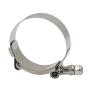 3" T-Bolt Hose Clamp - Working Range 83mm - 91mm for 3" Hose ID, Stainless Steel Bolt, Stainless Steel Band Floating Bridge and Nylon Insert Locknut (83mm - 91mm, 2 pack)