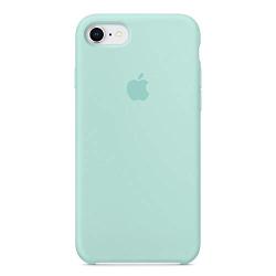 Kekleshell iPhone 8 Silicone Case 4.7", iPhone 7 Silicone Case, Soft Liquid Silicone Case with Soft Microfiber Cloth Lining Cushion -4.7inch (Marine Green)