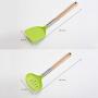 SKYyao Kitchen utensil set Kitchen Tools Silicone Kitchenware 8 piece set cooking tools wooden handle cooking eight piece set silicone