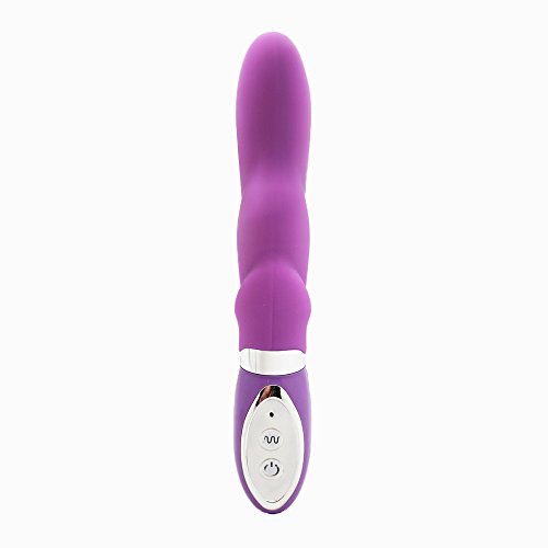Sex Talk 10 Mode Vibration Silicone Lovey Wavy Vibe Mute Dildo Vibrator Sex Toy Waterproof Clit G spot vibrators Sex products for women (Purple)