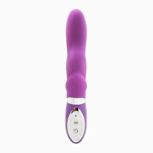 Sex Talk 10 Mode Vibration Silicone Lovey Wavy Vibe Mute Dildo Vibrator Sex Toy Waterproof Clit G spot vibrators Sex products for women (Purple)