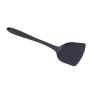 YouCY Long Handled Cooking Spatula Kitchen Baking Tool Shovel Silicone Kitchenware Heat Resistant Utensils For Nonstick Pan Egg Pancake,Black