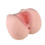 Timoxd 3D Simulation Soft Sleeve Men Pleasure Gift Ideas 100% Waterproof Ass (Color : Skin)