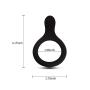 LEVETT Flexible Silicone Cock Rings, Penis Enlarger Stronger and Harder Erection to Prolonging Climax Sex Toys for Men (Flexible size)