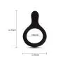 LEVETT Flexible Silicone Cock Rings, Penis Enlarger Stronger and Harder Erection to Prolonging Climax Sex Toys for Men (Flexible size)