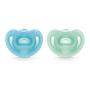 NUK Sensitive Orthodontic Pacifiers, Boy, 6-18 Months (2 Count)