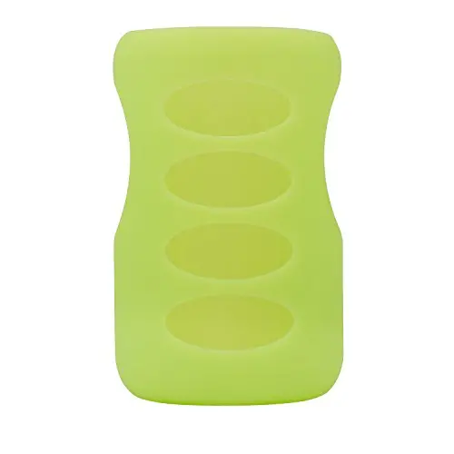 Dr. Browns Wide Neck Glass Bottle Sleeve, Light Green, 9 Ounce