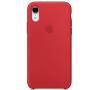 iPhone iPhone XR Liquid Silicone Case Fits iPhone XR (6.1 inch), Gel Rubber Protection Shockproof Cover Case with Soft Microfiber Cloth Lining Cushion (Red)