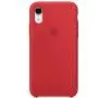 iPhone iPhone XR Liquid Silicone Case Fits iPhone XR (6.1 inch), Gel Rubber Protection Shockproof Cover Case with Soft Microfiber Cloth Lining Cushion (Red)