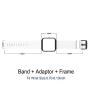 Simpeak for Fitbit Blaze Bands with Frame, Silicone Replacement Band Strap with Frame Case for Fit bit Blaze Smart Fitness Watch, Small/Large