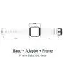 Simpeak for Fitbit Blaze Bands with Frame, Silicone Replacement Band Strap with Frame Case for Fit bit Blaze Smart Fitness Watch, Small/Large