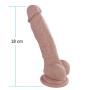 7 Inch Dildo Female Self Pleasure Toys Medical Liquid Silicone Pénis with Hands Free Suction Cup (Flesh 1)