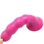 Beads Silicone Anal D?ld?, Very Flexible Ultra-Soft Classic D?ld? with Strong Suction Cup,Adult Toy for Anal Beginners for Men and Women-Pink 22.5cm(8.85")