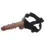NIANTONG Waterproof Huge Flesh Realistic-??ld?, 8.26 inch Realistic ?íld? with Suction Cup, Double Layer Hardness Liquid Silicone + Leather Pants Toys for Women LX-CD0002
