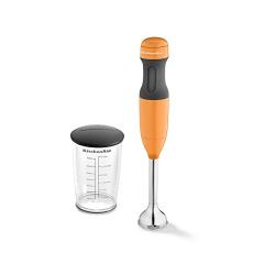 KitchenAid KHB1231TG 2-Speed Hand Blender, 8", Tangerine