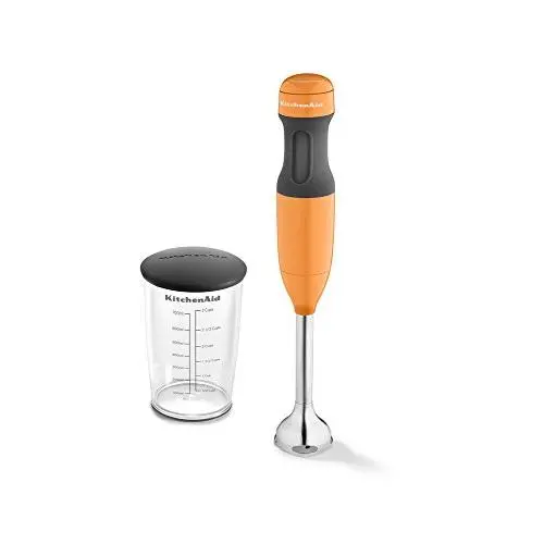 KitchenAid KHB1231TG 2-Speed Hand Blender, 8", Tangerine