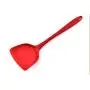 Non-stick pan silicone spatula cooking shovel integrated silicone kitchenware,Red