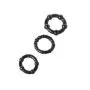 HUImiai 3 Pcs Delay Ring Silicone Massage Ring,Penis Cock Ring,BDSM Toy