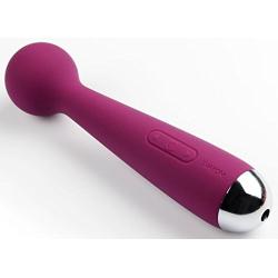 New Silicone Mini Travel Massage Waterproof Rechargeable Premium Wellness Full-Body Massage Wand + Includes a Free DONA Kissable Massage Oil 4oz