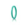 ROQ Silicone Wedding Ring for Women, Affordable Thin Line and Point Stackable Silicone Rubber Wedding Bands, 8, 4 & Single Packs