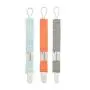 Babygoal Pacifier Clips Solid Color, 3 Pack Pacifier Holder for Boys and Girls Fits All Pacifiers & Baby Teething Toys and Baby Shower Gift