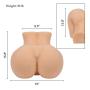 Y-NOT 3D Ass Butt Sex Doll Adult Sex Toys Life Size TPR Male Masturbator Realistic Vagina Pussy Anal Silicone Love Doll for Men Color Flesh 29.7lbs with FDA Approved