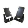 PhoneProp Soft Flexible Universal Fit Smartphone Stand FDA Grade Non-Slip Silicone - Black