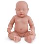 Vollence 18 Inch Eye Closed Full Silicone Baby Doll That Look Real,Not Vinyl Material Dolls,Sleeping Lifelike Baby Dolls,Realistic Newborn Real Baby Doll,Soft Handmade Silicone Alive Baby Doll - Girl