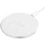 AmazonBasics Ultra-Slim 10W Qi Certified Fast Charging Wireless Pad - White