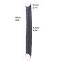 Happy and Healthy 18.1 inch Double Sided Big Toy Real Feel Soft Flexible Realistic Double Head Massages-Discreet Package