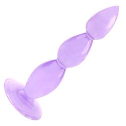 a-YUEYUE Soft Silicone Amal Beads Plugs Beginer Training Toys, Waterproof for Women Men, 3 Colors Optional